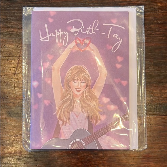 Taylor Swift Birthday Card Pop Up Design Eras - Picture 3 of 4